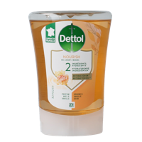 Dettol no touch handzeep Extra care, honing en vanille, navulling van 250 ml - thumbnail
