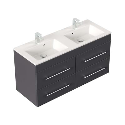 Wastafelkast Odin Antraciet 120 cm