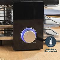 Princess 162925 raclette piano black 8 gourmetstel (zwart) - thumbnail