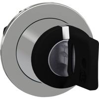 Schneider Electric ZB4FG1 ZB4FG1 Plat, Terugstelbaar (Ø) 30.5 mm Chroom, Zwart 1 stuk(s) - thumbnail