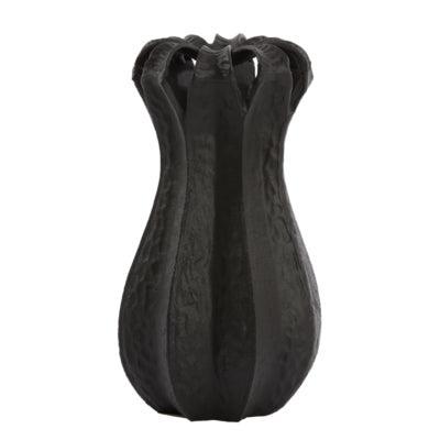 Light & Living Light en living vaas abajo mat zwart 36 cm | 2 stuks