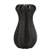 Light & Living Light en living vaas abajo mat zwart 36 cm | 2 stuks - thumbnail