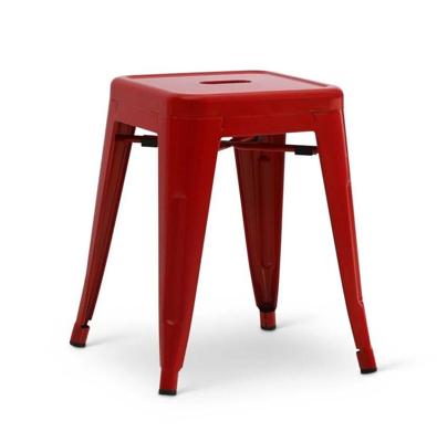 Stapelkruk Hamburg metalen kruk Rood Stapelkruk Hamburg metalen kruk Rood