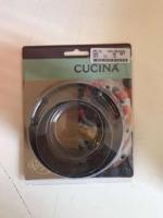 La Cucina Bakringen Rvs Vierkant + Rond 6/8/10x4Cm - thumbnail
