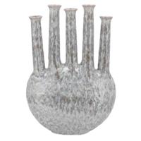 Daan Kromhout Vaas inga jahra grijs 46 cm | 2 stuks - thumbnail