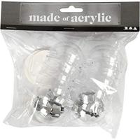 Creativ Company Deco ballen transparant 5cm, 10st. - thumbnail