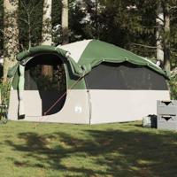 VidaXL Tunneltent 6-persoons waterdicht groen - thumbnail