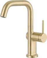 Ben Navan industriële wastafelkraan geborsteld messing - thumbnail