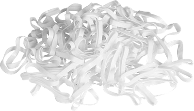 Elastiekjes Siliconen wit