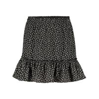 Geisha Meisjes rok - Bloem - Zwart / Zand - thumbnail