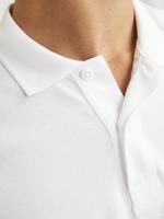 Jack & Jones Jjebasic Polo Ss Noos Poloshirts White Slim Fit - thumbnail