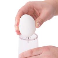 Cloer 6070 Eierkoker voor 7 Eieren 15x21x18 cm 435W Zwart/Zilver RVS - thumbnail