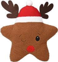 Kussen rendier ster vorm 43 cm Nampook - Nampook - thumbnail