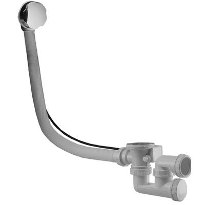 Riko Rezo Verlengde Badafvoer met Overloop - 70mm Chroom