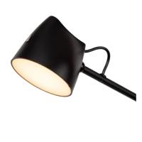 Lucide MILNE - Vloerlamp - LED Dimb. - 1x8W 2700K - Zwart - thumbnail