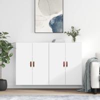 Hangkasten 2 st 69,5x34x90 cm wit - thumbnail