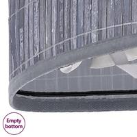 VidaXL Hoekwasmand 60 l bamboe grijs - thumbnail