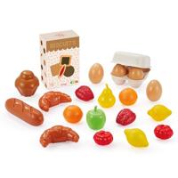 Volledig gevulde boodschappenwagen - ECOIFFIER - 20 levensmiddelen - Vanaf 18 maanden - thumbnail