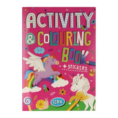 Kleur- en activiteitenboek + stickers