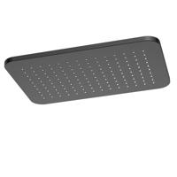 Hotbath Gal Hoofddouche Rechthoek 27 x 40 cm Geborsteld Gunmetal PVD GL106BGP - thumbnail