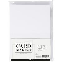 Creativ Company Kaarten en enveloppen wit, 50st. - thumbnail