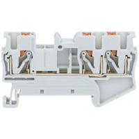 TRU COMPONENTS TC-JPT4-TW Grey Doorgangsklem 6.2 mm Snelaansluiting 0.2 mm² 4 mm² Grijs 1 stuk(s) - thumbnail