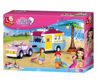 Sluban Beach Holiday (Girl's Dream) bouwstenen set (M38-B0606) - thumbnail
