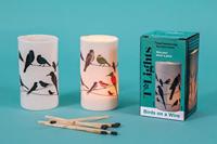 UPG T-Light Houder - Vogels op een Draad - thumbnail