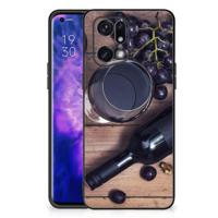 OPPO Find X5 Pro Back Cover Hoesje Wijn - thumbnail