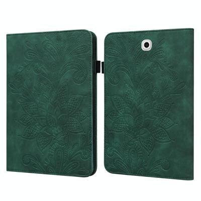 Voor Samsung Galaxy Tab S2 9.7 T810 / T815 Kant Bloem Embossing Patroon Horizontale Flip Leren Case met Houder & Kaart Slots & Portemonnee & Photo Fra Voor Samsung Galaxy Tab S2 9.7 T810 / T815 Kant Bloem Embossing Patroon Horizontale Flip Leren Case met Houder & Kaart Slots & Portemonnee & Photo Fra