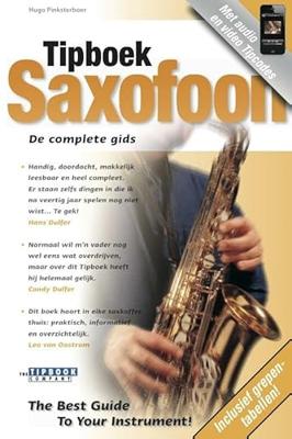 Tipboek saxofoon met tipcodes