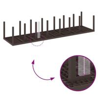 15-delige tuinset met kussens Bruin Poly Rattan - thumbnail