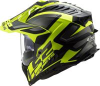 LS2 endurohelm "mx701 explorer alter" helmet explorer age bw/neono yellow matt gr. - thumbnail