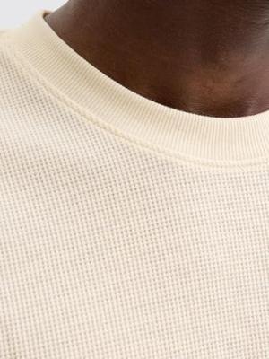 Jack & Jones Jjeaustin Tee Ss Noos Print T-shirts 4785237 Antique White Melange