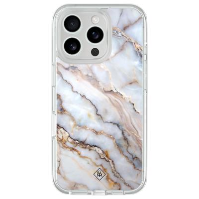 iPhone 16 Pro Max hybride hoesje - Marble dream