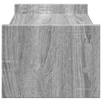 Monitorstandaard 50x27x20 cm bewerkt hout grijs sonoma eiken - thumbnail