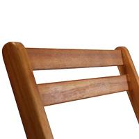 Bistrostoelen 2 st massief acaciahout - thumbnail