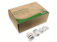 Quadrios 2102CA114 Wartel assortiment PA66 Wit 60 stuk(s) - thumbnail