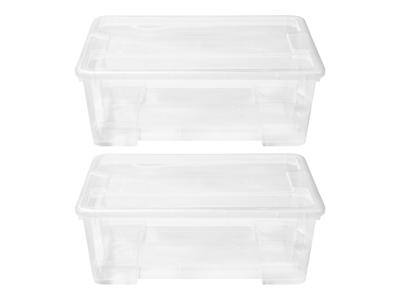 W5 Opbergboxen met deksel (2-delige set)