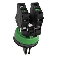 Schneider Electric XB5FJ33 XB5FJ33 Keuzeschakelaar Knevel Zwart 1 stuk(s) - thumbnail