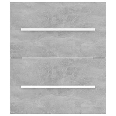 vidaXL Wastafelkast 41x38,5x48 cm spaanplaat betongrijs vidaXL Wastafelkast 41x38,5x48 cm spaanplaat betongrijs