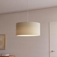 Kave Home Lampenkap 'Nazli' Linnen, ø50cm, kleur Beige - thumbnail