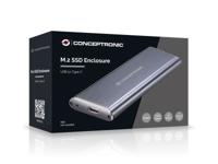 Conceptronic HDE01G behuizing voor opslagstations M.2 SSD enclosure Grijs - thumbnail