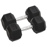 VidaXL Halters 2 st 25 kg totaal gietijzer - thumbnail