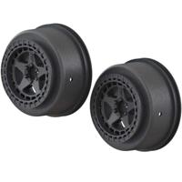 Arrma - 1/10 Short Course Front/Rear 2.2/3.0 Wheels, 14mm Hex, Black (2) (AR510096) - thumbnail