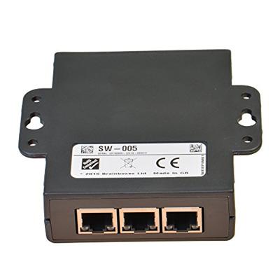 Brainboxes Ethernet naar 3 relaisadapter