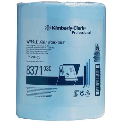 Kimberly Clark 8371 WYPALL X60 8371 Schoonmaakdoek 1 lagen Aantal: 500 stuk(s) Kimberly Clark 8371 WYPALL X60 8371 Schoonmaakdoek 1 lagen Aantal: 500 stuk(s)