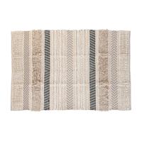 Tapijt DKD Home Decor 180 x 120 x 1 cm Zwart Beige Katoen Boho - thumbnail