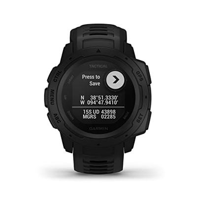 GARMIN Instinct Tactical, Health Smartwatch, GPS, Waterdicht, Tactische Functies, Sport & Fitness Functies, Hartslagmeter