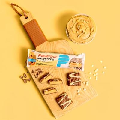 Powerbar 40% Protein+ CrispBar Karamel Pinda 12x